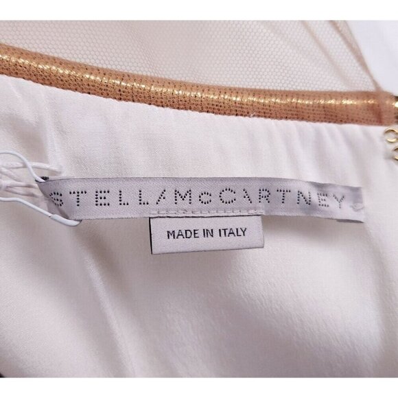 Stella McCartney Lara Stretch-Cady Gown Size 42 US 6 S White Womens $3470 - Picture 11 of 16